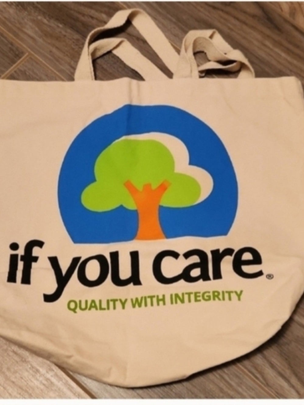 If You Care Reusable Canvas Tote